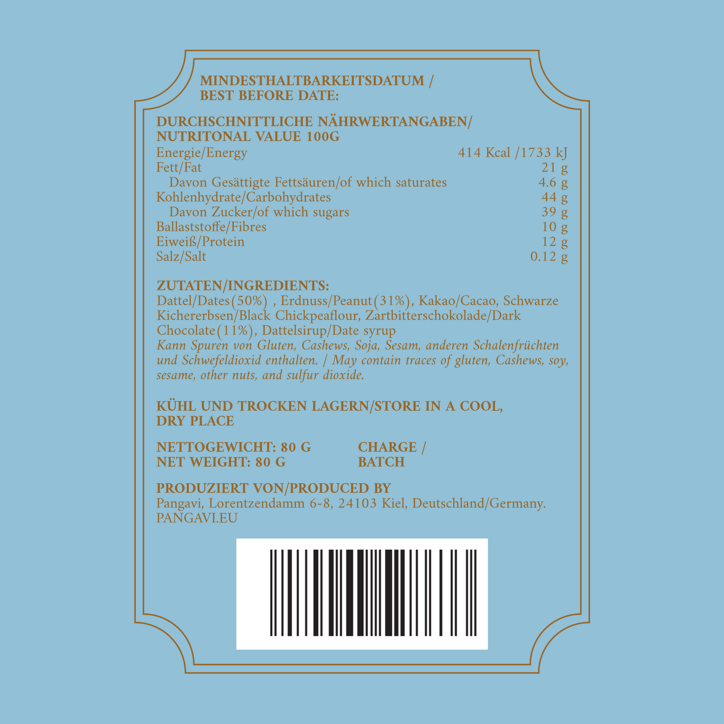 Beanbites Chocolate (80g) | Protein Balls | Bean Power