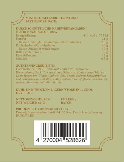 Beanbites Salty Peanut (80g) | Proteinballs | Bohnenpower